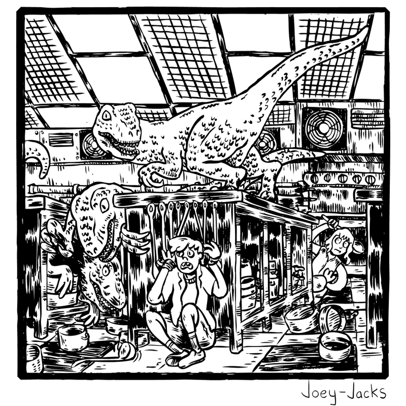 Illustration for article titled Can You Spot All the Geeky Details in these Fantastic Drawings?